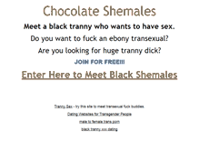 Tablet Screenshot of chocolateshemales.com